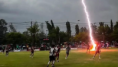 Un jugador de fútbol murió fulminado por un rayo